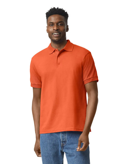 Gildan 8800 Polo Cotton Poly Blend Fabric - Orange, Moisture Wicking, Classic Fit (1 Piece)