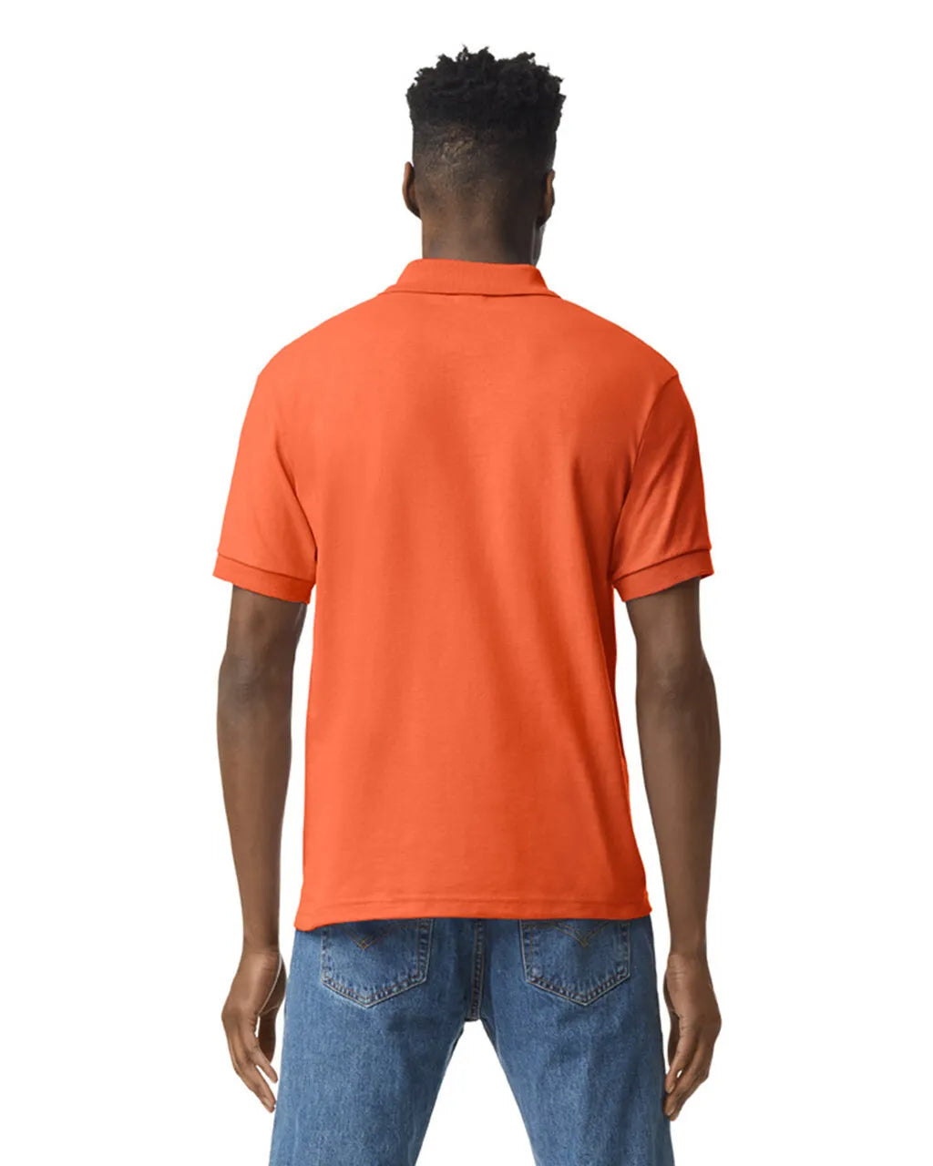 Gildan 8800 Polo Cotton Poly Blend Fabric - Orange, Moisture Wicking, Classic Fit (1 Piece)