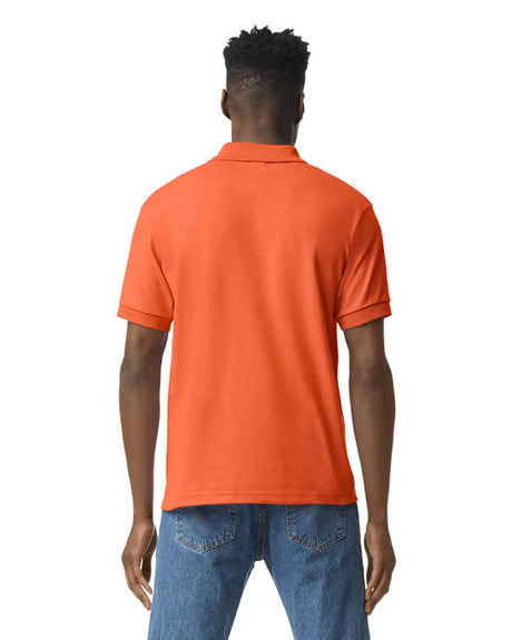 Gildan 8800 Polo Cotton Poly Blend Fabric - Orange, Moisture Wicking, Classic Fit (1 Piece)