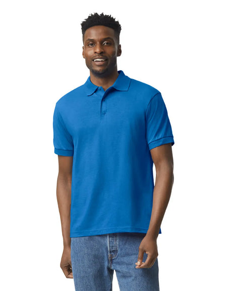 Gildan 8800 Polo Cotton Poly Blend Fabric - Royal, Moisture Wicking, Classic Fit (1 Piece)