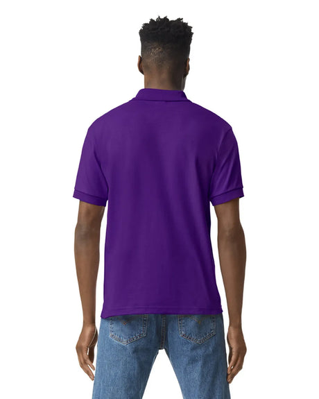 Gildan 8800 Polo Cotton Poly Blend Fabric - Team Purple, Moisture Wicking, Classic Fit (1 Piece)