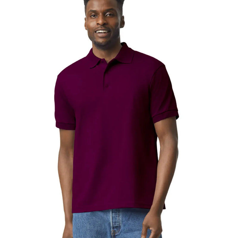 Gildan 8800 Polo Cotton Blend Fabric - Maroon, Moisture-Wicking, Classic Fit (1 Piece)