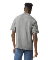 Gildan 8800 Polo Cotton Blend Fabric - Sport Grey, Classic Fit, Moisture-Wicking (1 Unit)