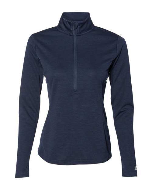 Russell Athletic Women's Striated Quarter-Zip Pullover