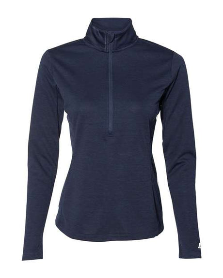 Russell Athletic Women's Striated Quarter-Zip Pullover