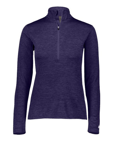 Russell Athletic Women's Striated Quarter-Zip Pullover