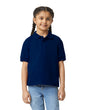 Gildan 8800B Youth Polo Cotton Poly Fabric - Navy, Classic Fit, Moisture-Wicking (1 Piece)