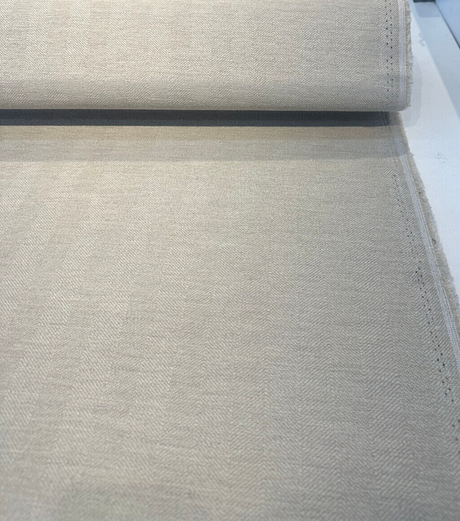 Sunbelievable Performance Herringbone Flip Flop Linen Upholstery Outdoor Fabric - Linen Herringbone, 59" Width (By The Yard)