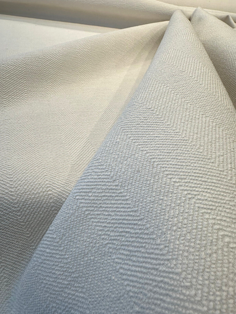 Sunbelievable Performance Herringbone Flip Flop Pearl Beige Solution Dyed Acrylic Polyester Fabric - Pearl Beige Herringbone, 59" Width (1 Yard)