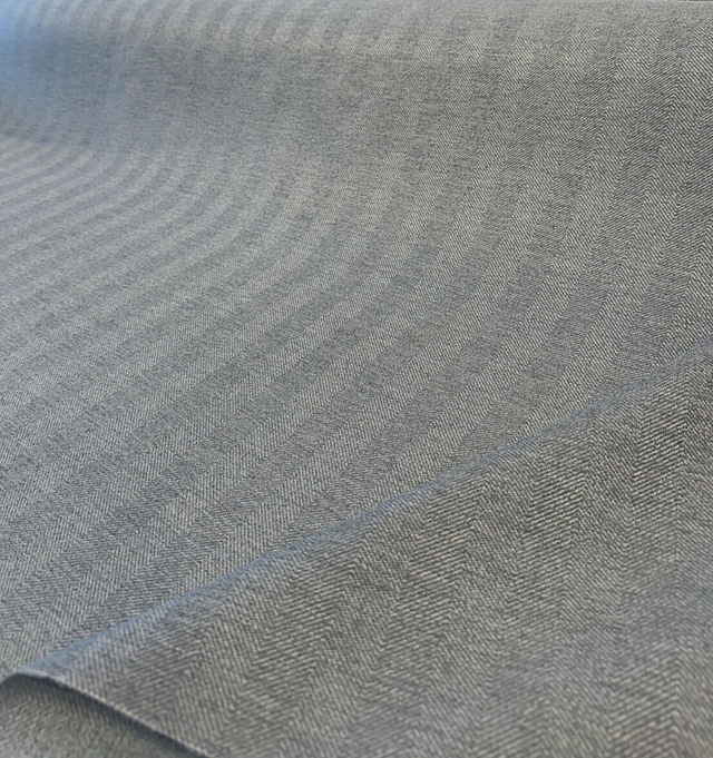 Sunbelievable Performance Herringbone Flip Flop Dark Gray Dolphin Upholstery Outdoor Fabric - Dark Gray Herringbone, 59" Width (By The Yard)