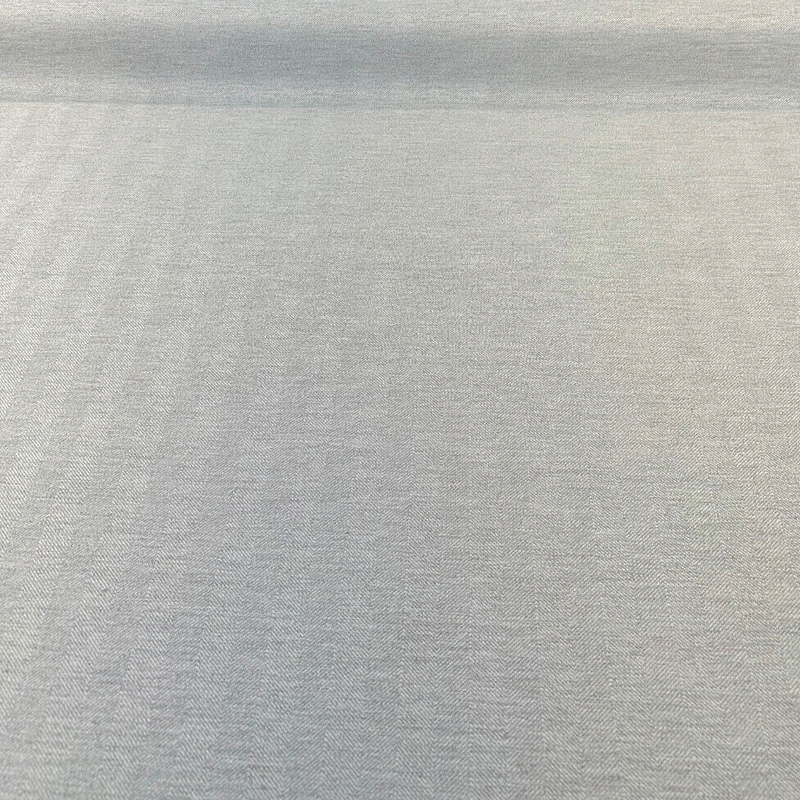 Sunbelievable Performance Herringbone Flip Flop Light Gray Oyster Solution Dyed Acrylic Polyester Fabric - Light Gray Oyster Herringbone, 59" Width (1 Yard)