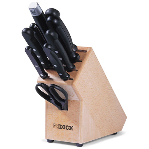 F. Dick Knife Block Set - 9 Piece Stamped Steel