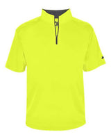 Badger Men's B-Core Short Sleeve Quarter-Zip