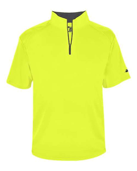 Badger Men's B-Core Short Sleeve Quarter-Zip