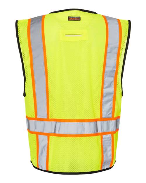 6 Pocket Contrast Class 2 Vest