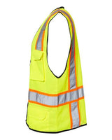 6 Pocket Contrast Class 2 Vest