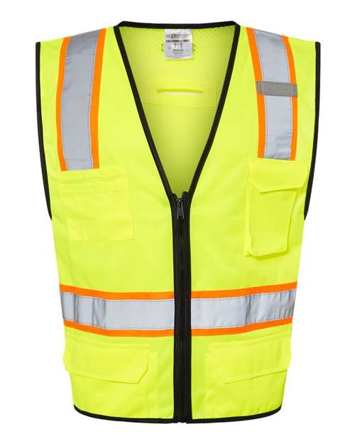 6 Pocket Contrast Class 2 Vest