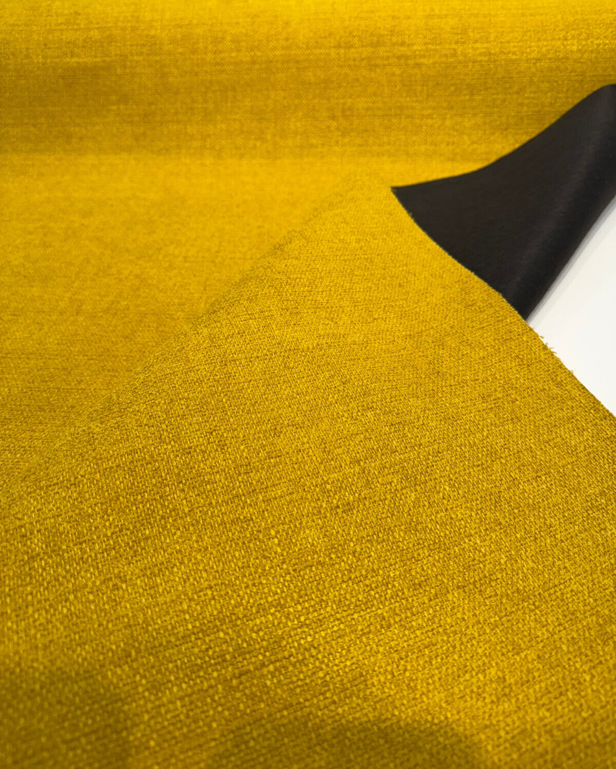 Penelope Chenille Upholstery Fabric - Golden Yellow, 55" Width (1 Yard)