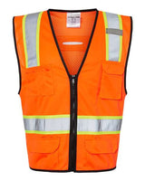 Kishigo Unisex 6 Pocket Contrast Class 2 Safety Vest