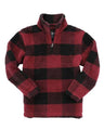Unisex Sherpa Fleece Quarter-Zip Pullover