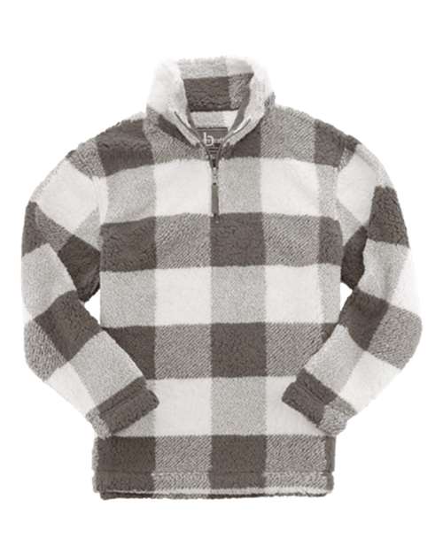 Unisex Sherpa Fleece Quarter-Zip Pullover