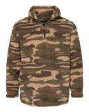 Unisex Sherpa Fleece Quarter-Zip Pullover