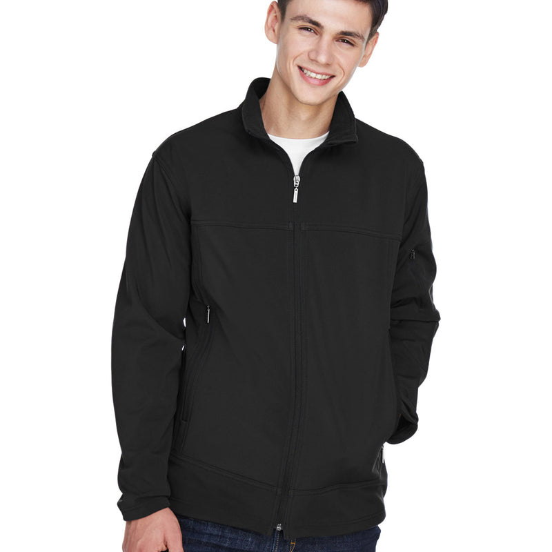 Men's Three-Layer Fleece Bonded Performance Soft Shell Jacket
