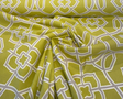 Richloom Green Trellis Cotton Fabric - Chartreuse Green Trellis, 54" Width (1 Yard)