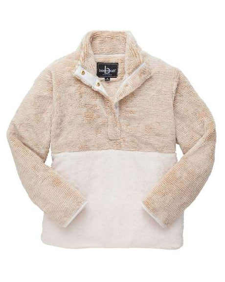Boxercraft Unisex Fuzzy Half-Snap Fleece Pullover