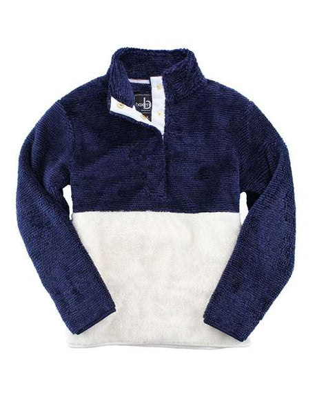 Boxercraft Unisex Fuzzy Half-Snap Fleece Pullover