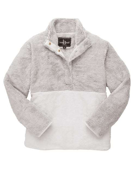 Boxercraft Unisex Fuzzy Half-Snap Fleece Pullover