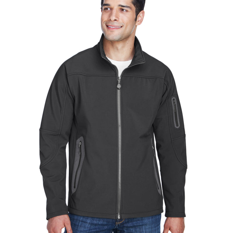 Men's Three-Layer Fleece Bonded Soft Shell Technical Jacket