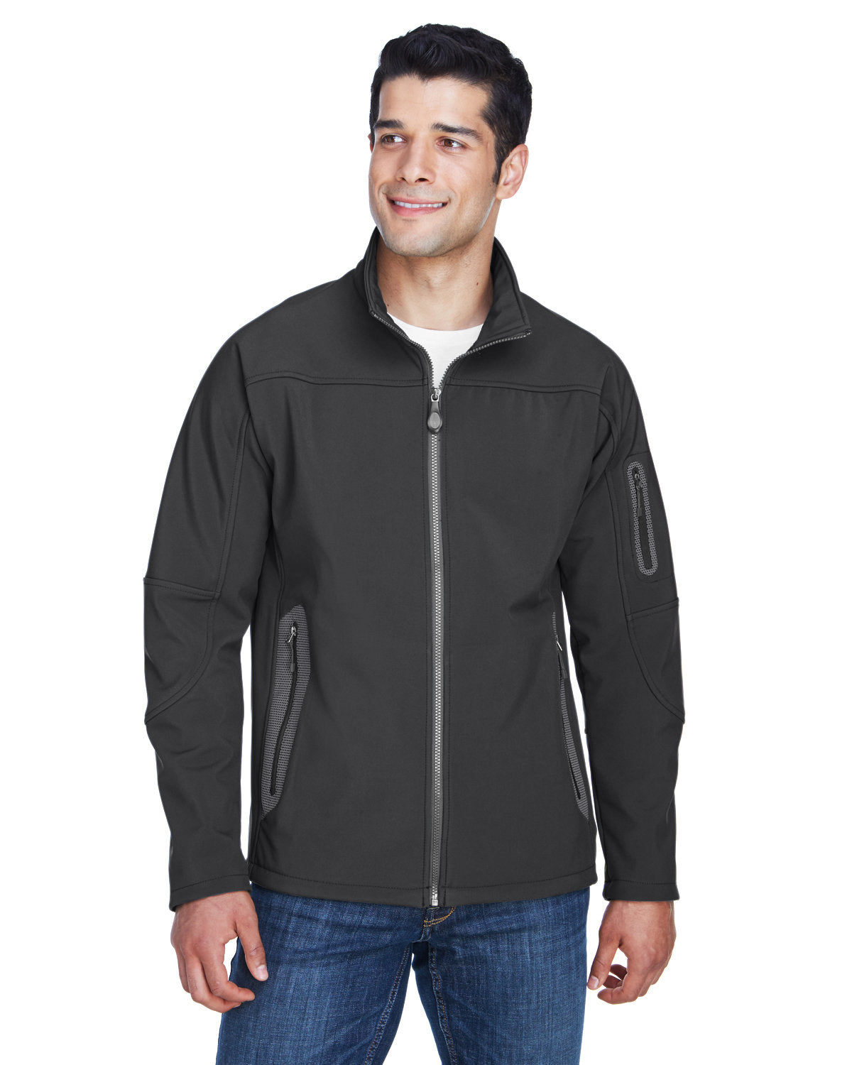 Men's Three-Layer Fleece Bonded Soft Shell Technical Jacket