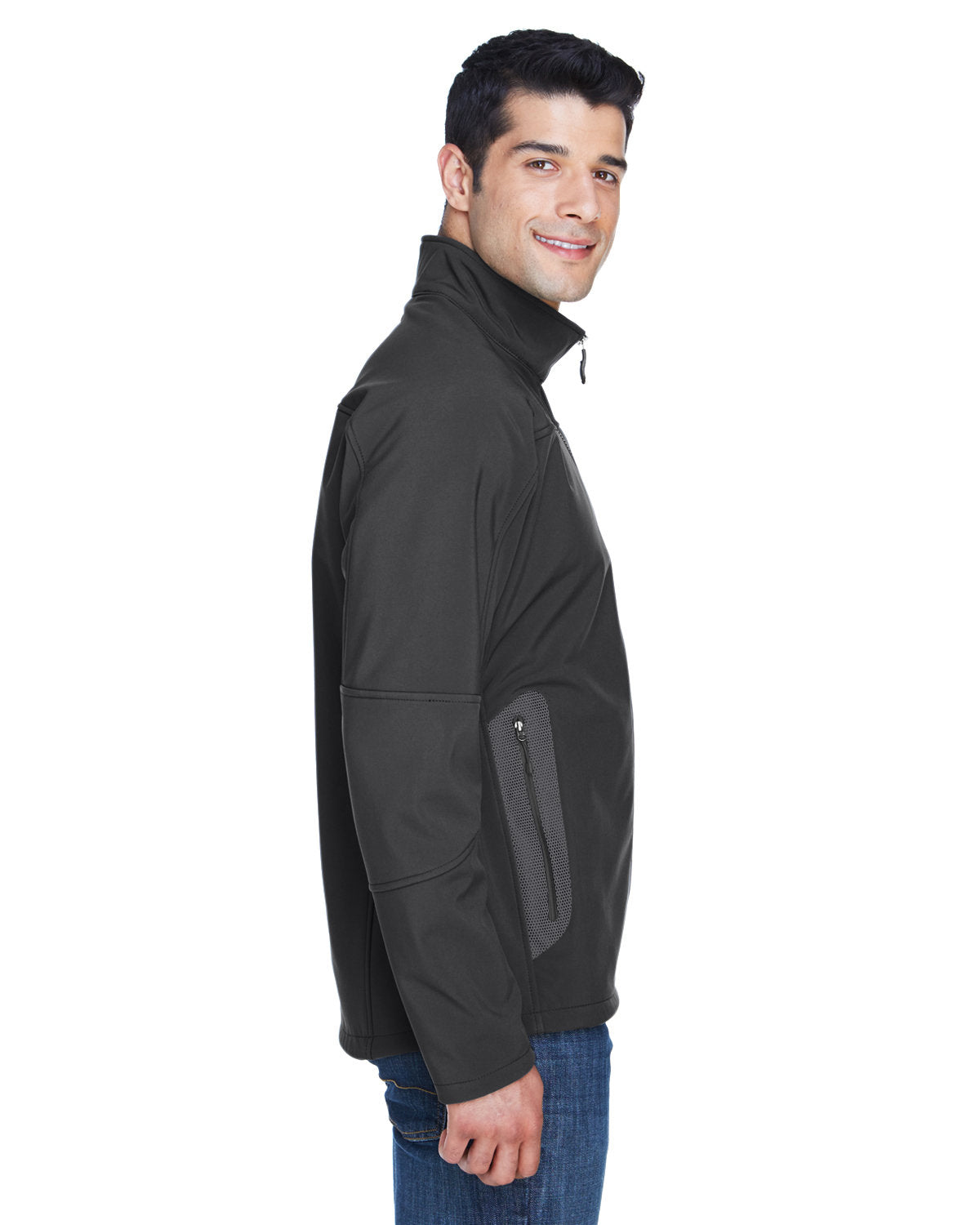 Men's Three-Layer Fleece Bonded Soft Shell Technical Jacket