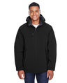 Men's Glacier Insulated Three-Layer Fleece Bonded Soft Shell Jacket with Detachable Hood