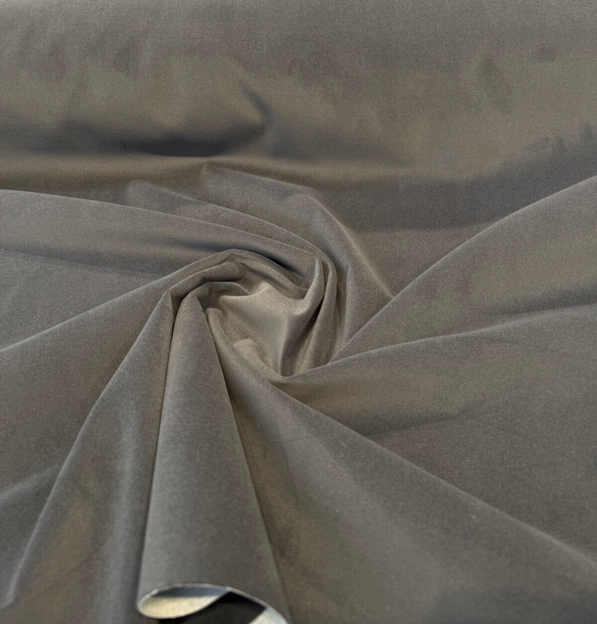 Fabricut Velvet Polyester Fabric - Charcoal Gray, Upholstery, 142 Cm Width (By The Yard)