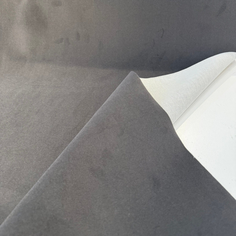 Fabricut Velvet Polyester Fabric - Charcoal Gray, Upholstery, 142 Cm Width (By The Yard)