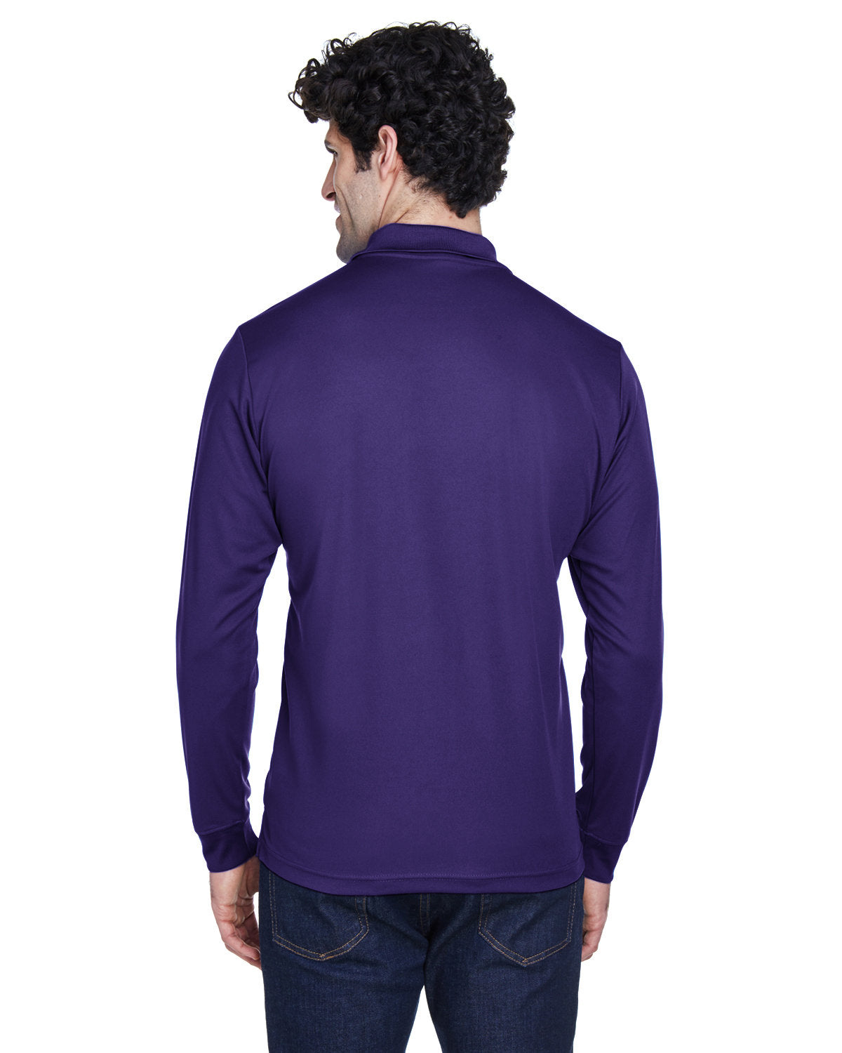 Men's Pinnacle Performance Long-Sleeve Piqué Polo