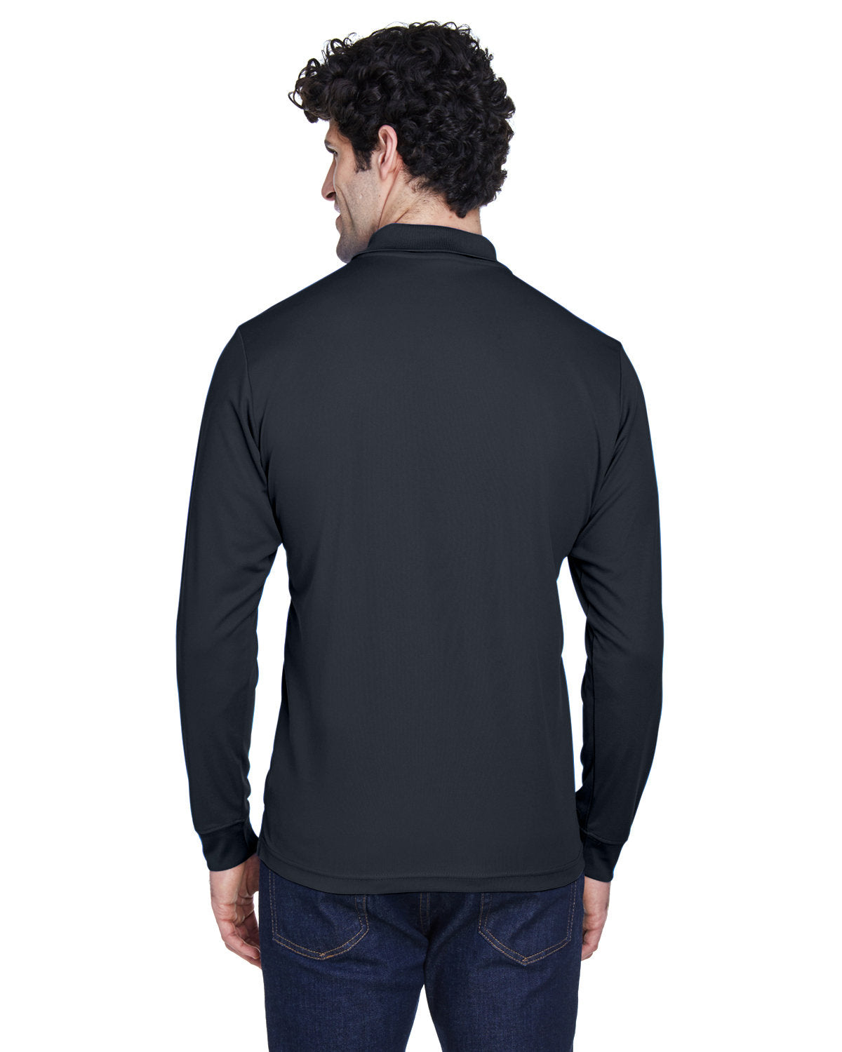 Men's Tall Pinnacle Performance Long-Sleeve Piqué Polo