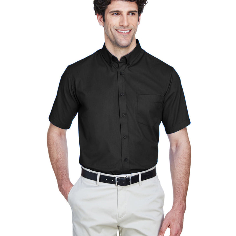 Men's Tall Optimum Short-Sleeve Twill Shirt