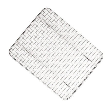 Small Stainless Rectangular Wire Pan Grate with Feet 8 x 10 Inches