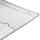 Rectangular Chrome Wire Cooling Rack for Bun Pans 12 x 16.5 Inches
