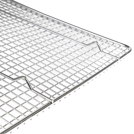 Rectangular Chrome Wire Cooling Rack for Bun Pans 12 x 16.5 Inches
