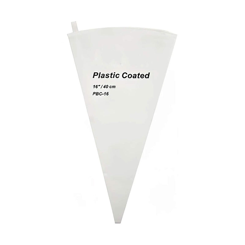 White Cotton Poly Coated Pastry Bag 16 Inch Size