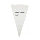 White Cotton Poly Coated Pastry Bag 16 Inch Size