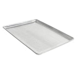 26" x 18" Full Size Perforated Sheet Pan 18 Gauge 3003 Aluminum Galvanized Wire Rim