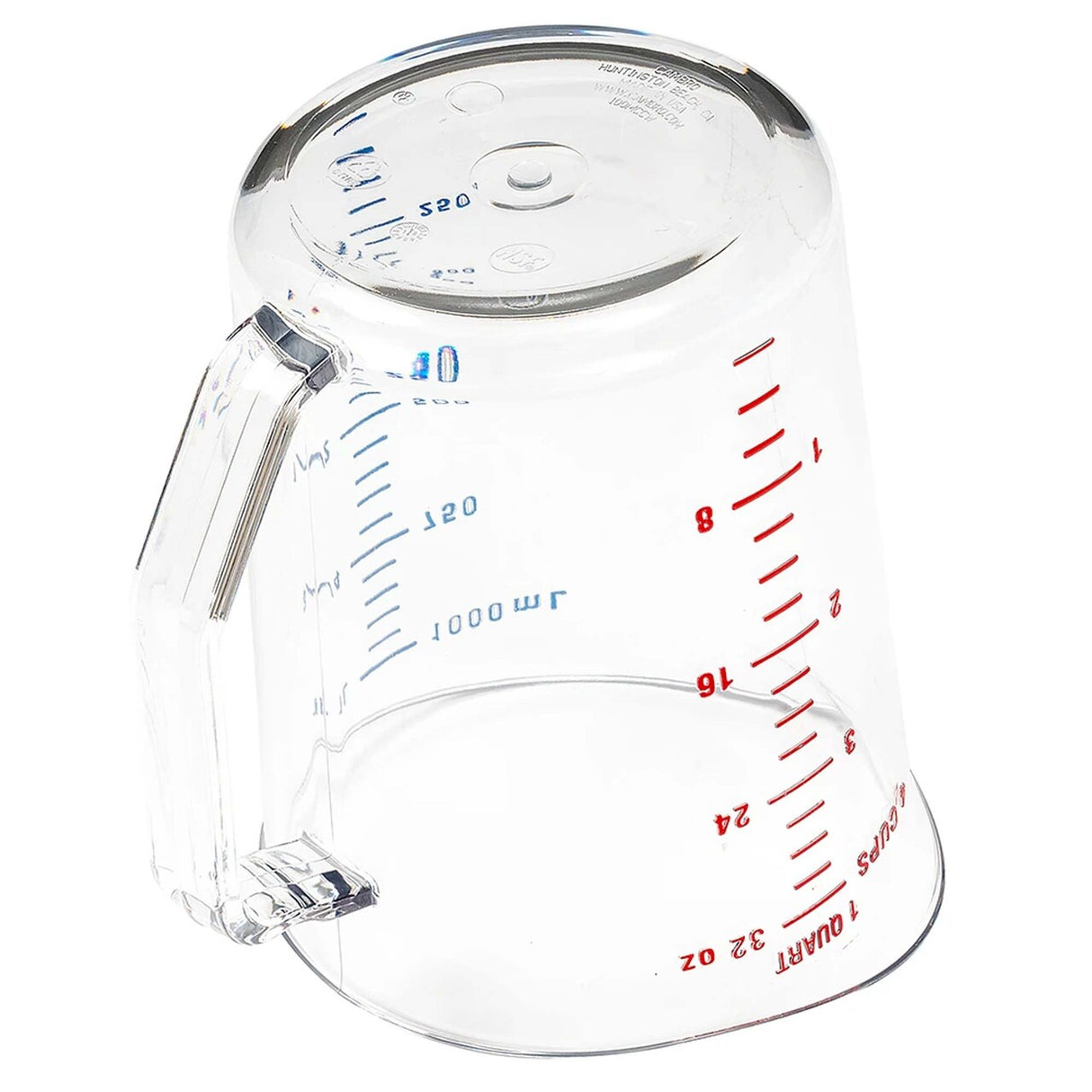 1 qt Measuring Cup Clear Polycarbonate Dual Graduations