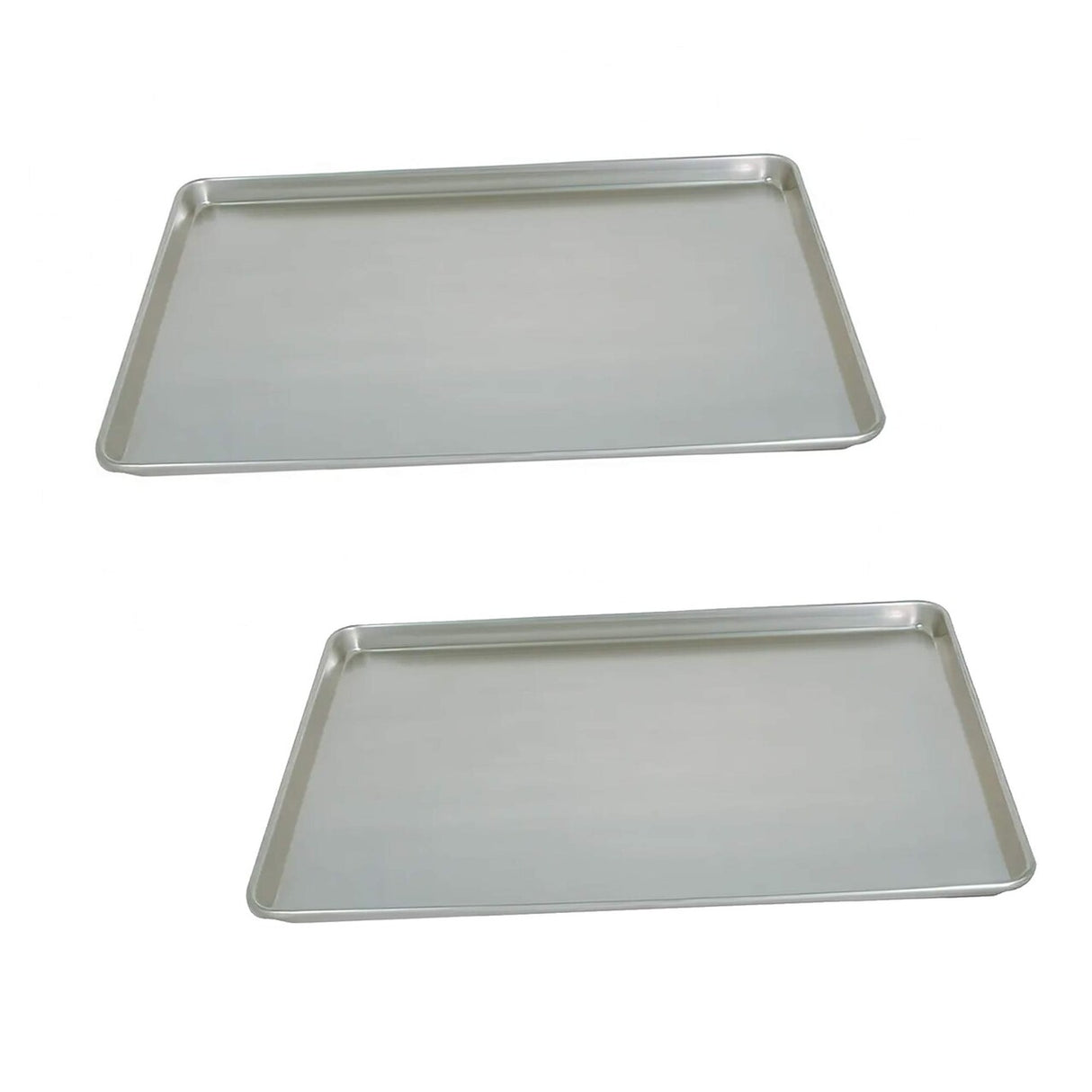 18" x 26" x 1" Full-Size Bun Pan 16-Gauge Aluminum Nesting Non Perforated Bakeware