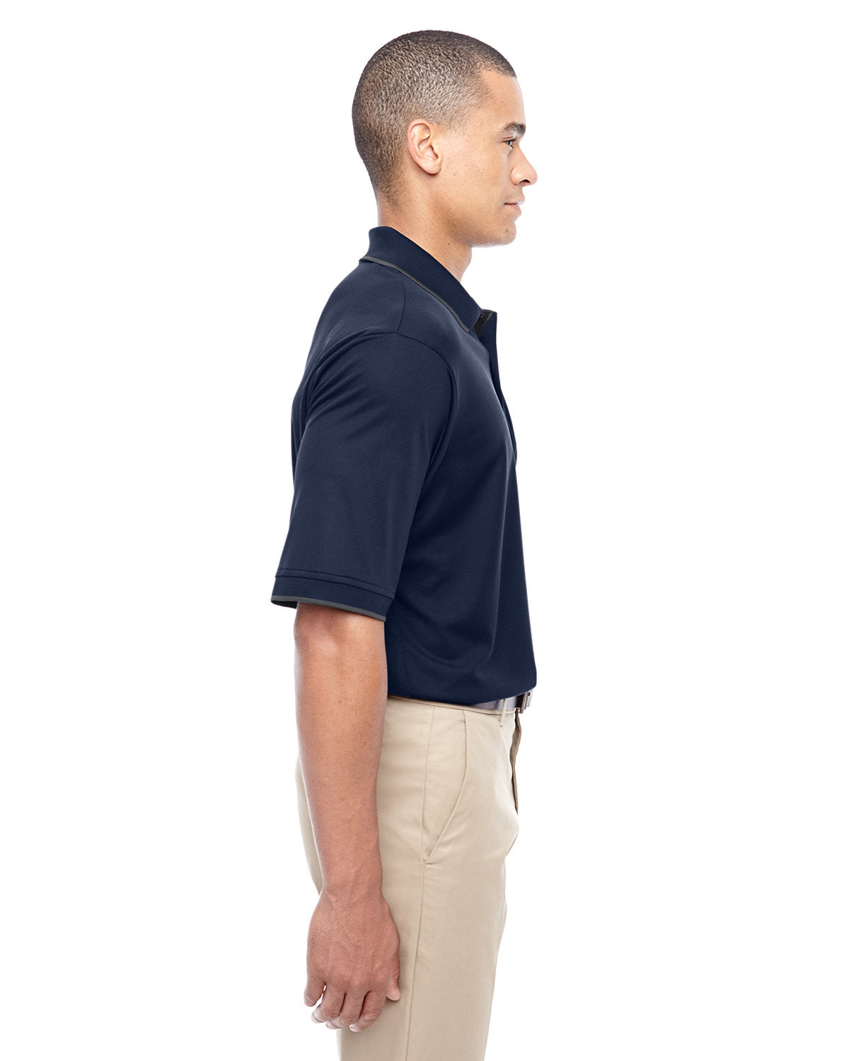 Men's Motive Performance Piqué Polo with Tipped Collar