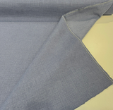 Protege Blue Indigo Linen Cotton Slub Linen Cotton Fabric - Blue Indigo Slub Texture, 54" Width (1 Yard)